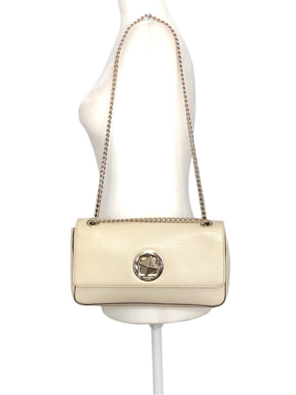 Kate Spade Grand Street Angelina Pebbled Leather Shoulder Bag